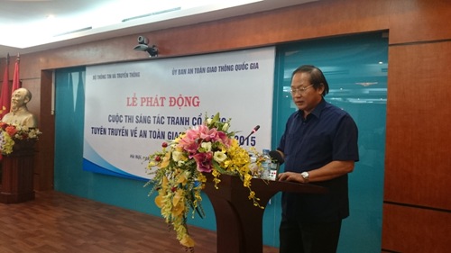 Phát động cuộc thi sáng tác tranh cổ động về an toàn giao thông ảnh 1
